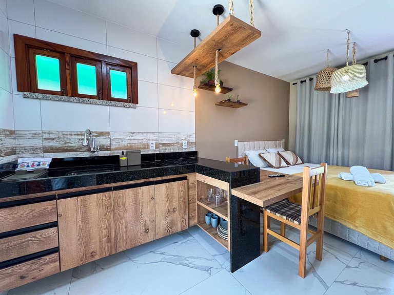 Studio com acesso p/Piscina - Volantes do Sertão Ecoville